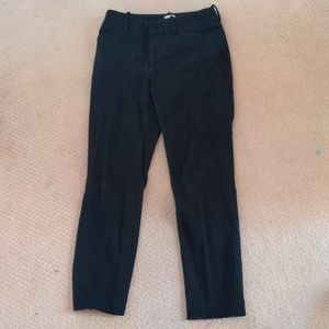 Black stretch pants